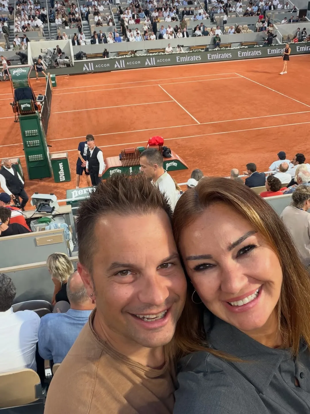Pınar Altuğ ve Yağmur Atacan Roland Garros'ta